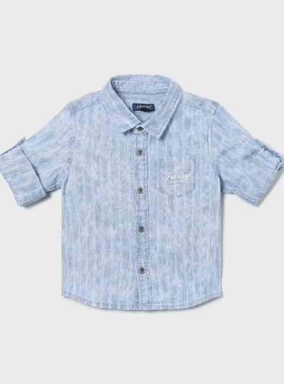 JUNIORS Boys Striped Shirt