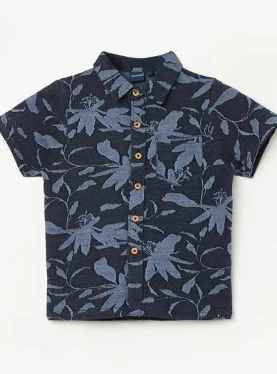 JUNIORS Floral Print Shirt