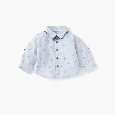 JUNIORS Boys Textured Regular Fit Shirt