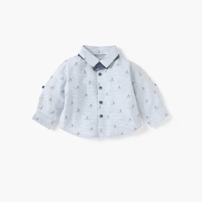 JUNIORS Boys Textured Regular Fit Shirt