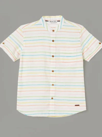 FAME FOREVER Boys Striped Shirt