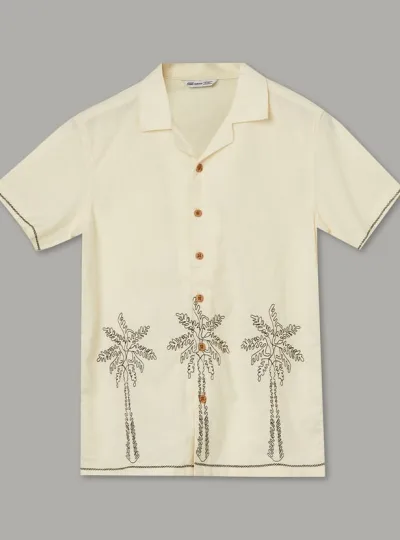 FAME FOREVER Boys Embroidered Shirt