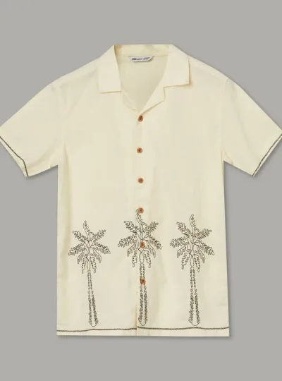FAME FOREVER Boys Embroidered Shirt