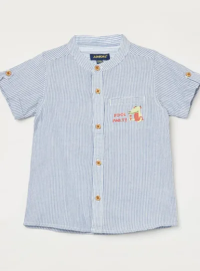 JUNIORS Boys Striped Shirt