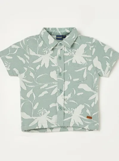 JUNIORS Boys Woven Patterned Shirt