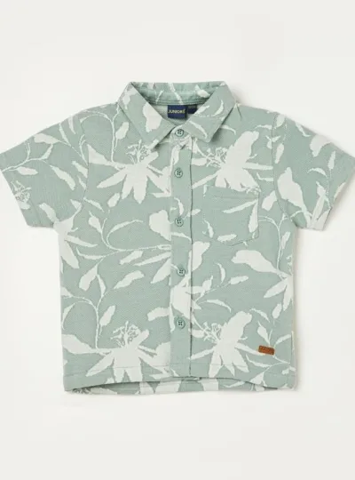 JUNIORS Boys Woven Patterned Shirt