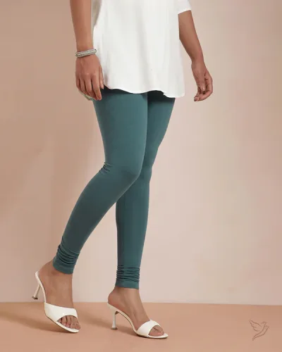 Cotton Churidar Legging Rare Jade