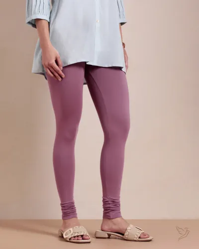 Cotton Churidar Legging Wild Rose