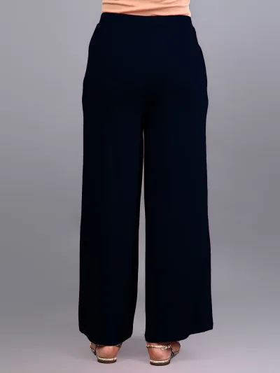 Navy Viscose Palazzo
