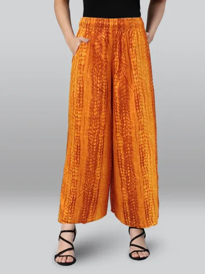 Yellow Viscose Palazzo