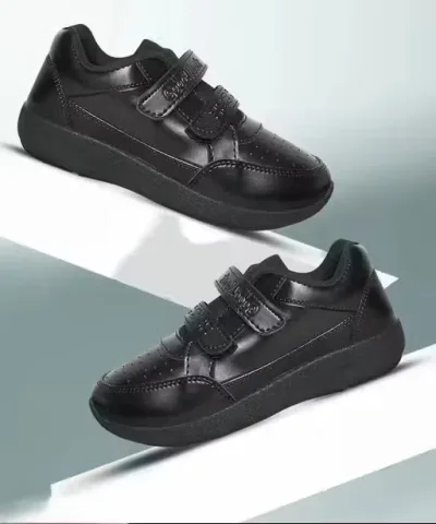 Kids Unisex School Uniform Black Gola Shoe for Boys and Girls