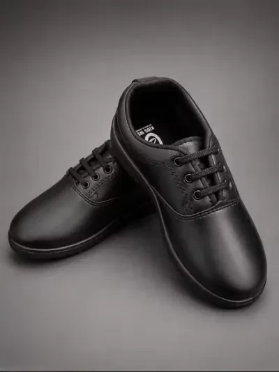 Hardik Boys’ School Shoes | Casual & Comfortable Black Uniform Shoes | Anti-Slip, Easy Wear | All Sizes Available