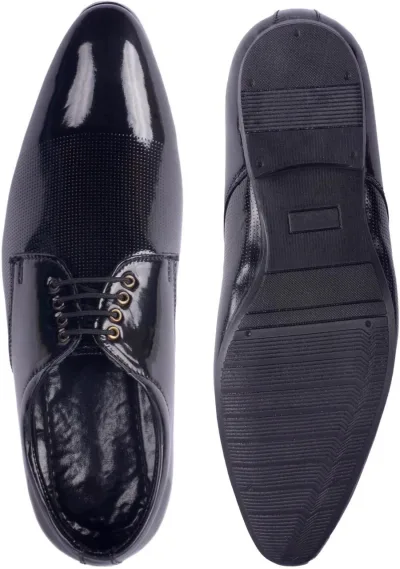 Black Lace-Up Formal Dress Shoes