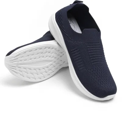 Navy Slip-On Walking Casual Shoes