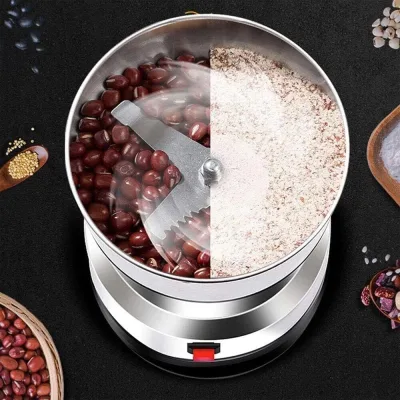 VARNI ADR Nima Mini Electric Mixer Grinder - Stainless Steel Small Masala Spice Machine