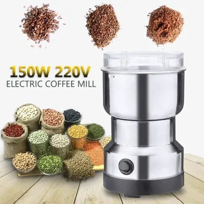 VARNI ADR Nima Mini Electric Mixer Grinder - Stainless Steel Small Masala Spice Machine